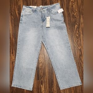 Kensie High-Rise Straight Leg Jeans "The Mila" - Size 14/32 NWT